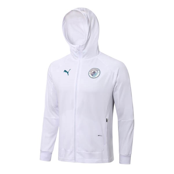 Chaqueta Con Capucha Manchester City 2022/23 Blanco